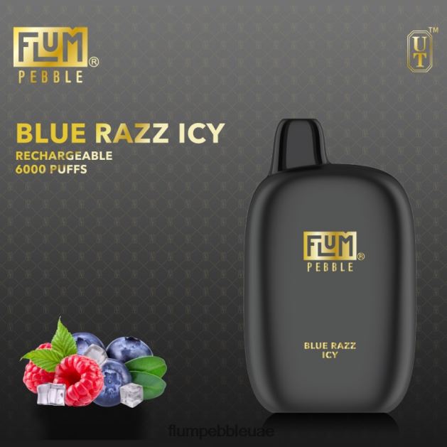 FLUM PEBBLES 6000 نفث NNN8P614 FLUM PEBBLE flavors موسيقى الراز الزرقاء الجليدية
