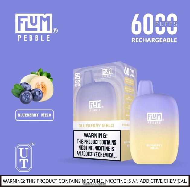 FLUM PEBBLES 6000 نفث NNN8P616 FLUM PEBBLE nicotine percentage ميلو التوت