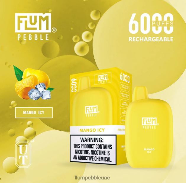 FLUM PEBBLES 6000 نفث NNN8P653 FLUM PEBBLE dubai المانجو الجليدية