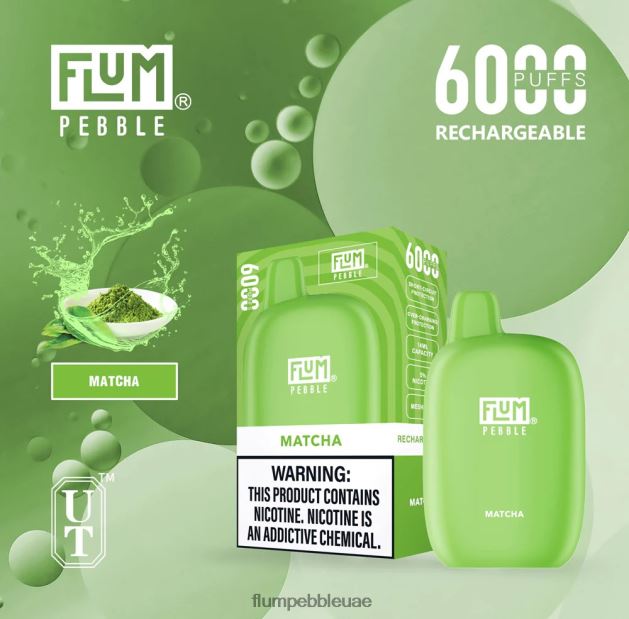 FLUM PEBBLES 6000 نفث NNN8P654 FLUM PEBBLE flavors ماتشا