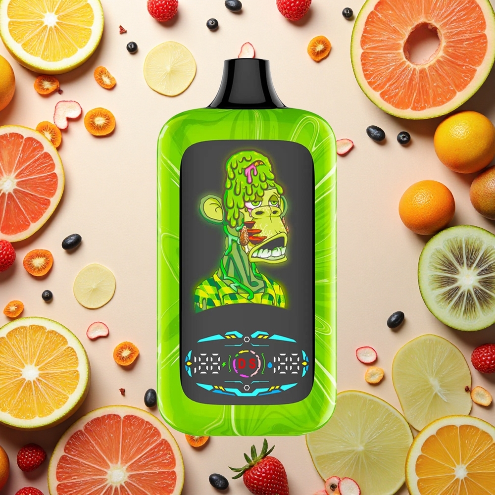Fumot Digital Monkey 20000/40000 Puffs انفجار قوس قزح الاستوائي بمحرك مزدوج وشبكة مزدوجة