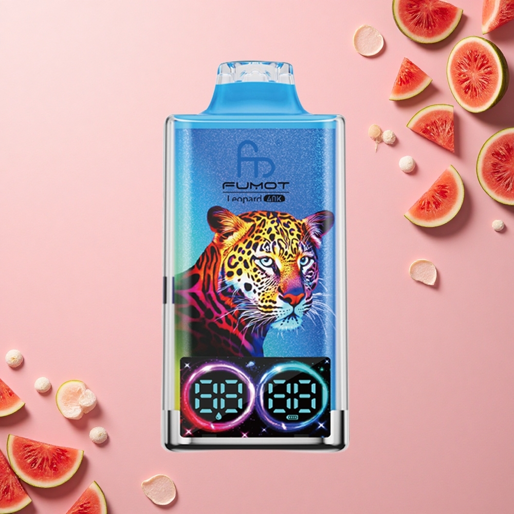 Fumot Leopard 40K Puffs علكة البطيخ المزدوجة 5%