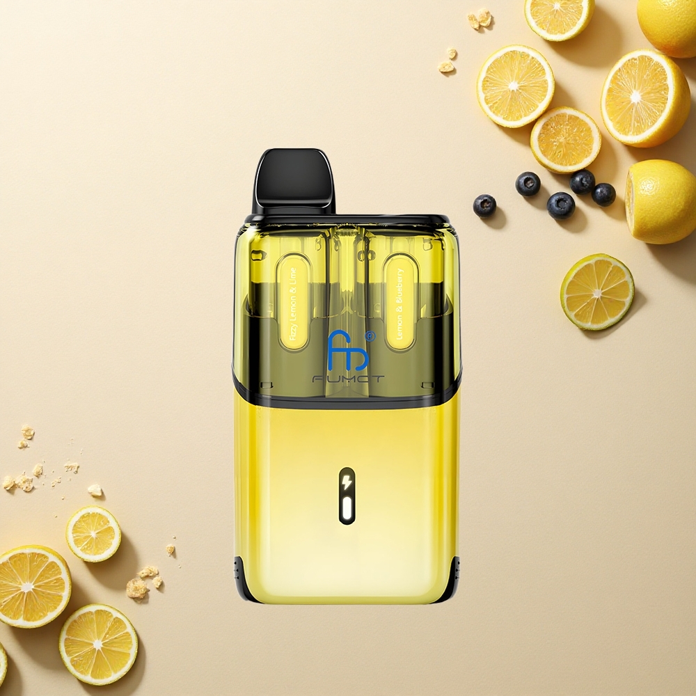 Fumot Ultra T32000 Puffs ليمون فوار وعنب أزرق بـ 24 مل و 800 مللي أمبير وشحن سريع