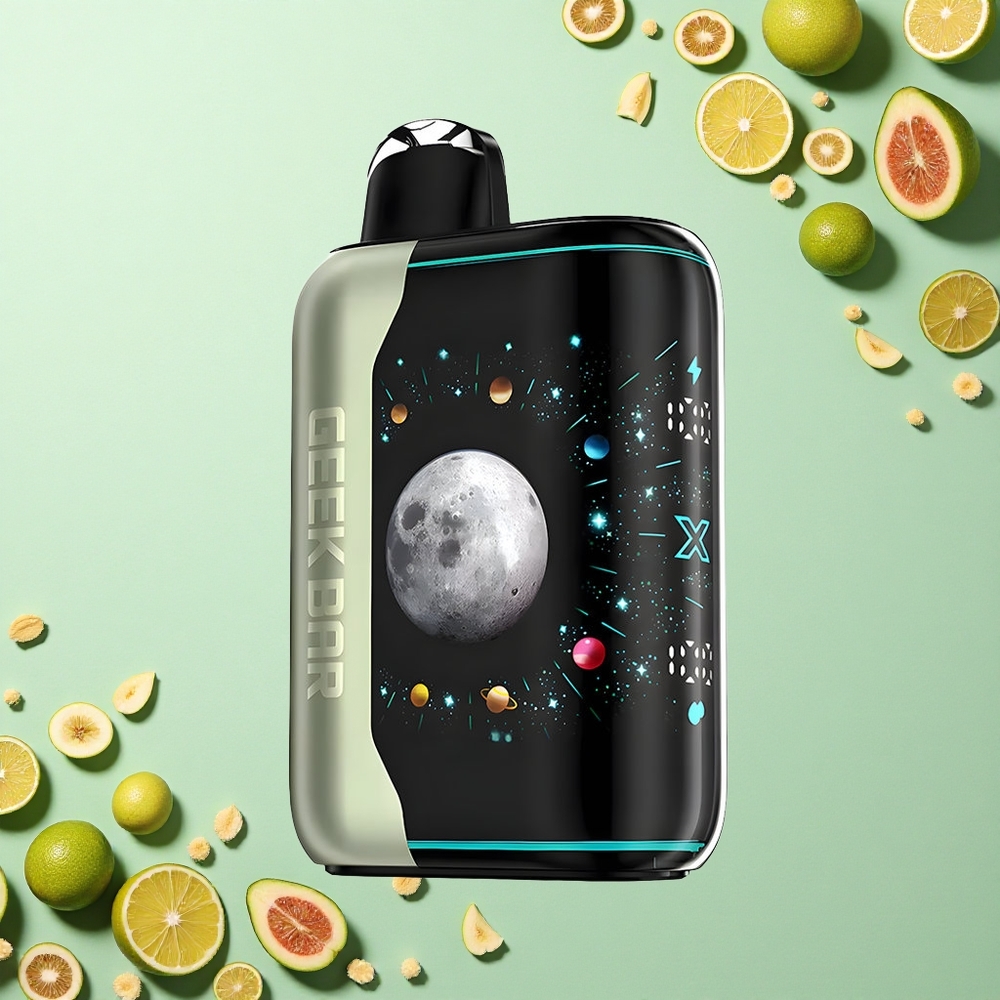 GEEK BAR Platinum Edition 25000 Puffs نعناع ميامي بشاشة منحنية وشحن سريع