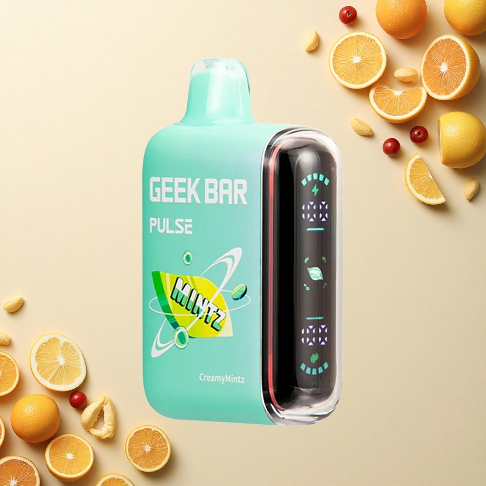 GEEK BAR Pulse 15000 Puffs إصدار النعناع سعة 16 ملليتر ونسبة نيكوتين 5%
