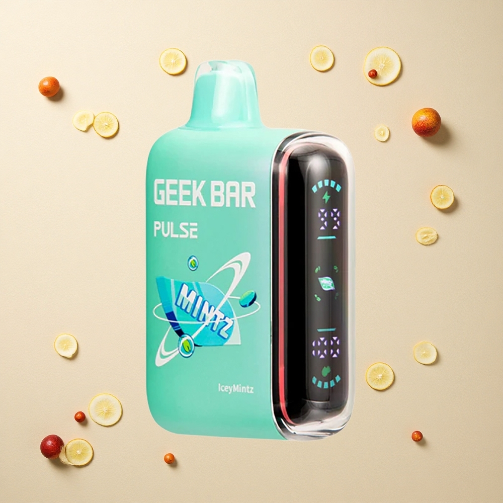 GEEK BAR Pulse 15000 Puffs إصدار النعناع سعة 16 ملليتر ونسبة نيكوتين 5%