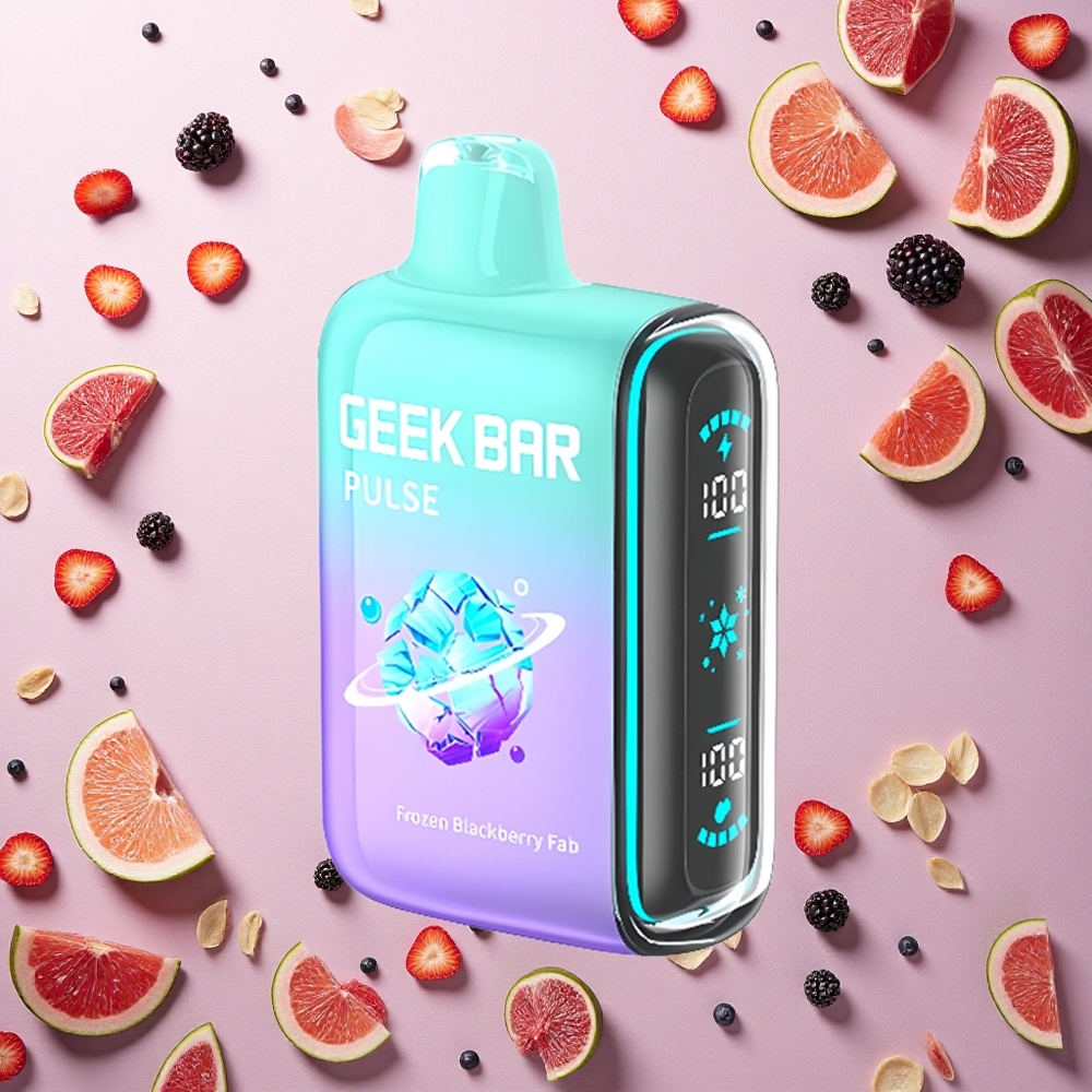 GEEK BAR Pulse 15000 Puffs الجليدية الإصدار - 16مل 5% شحن نوع-C