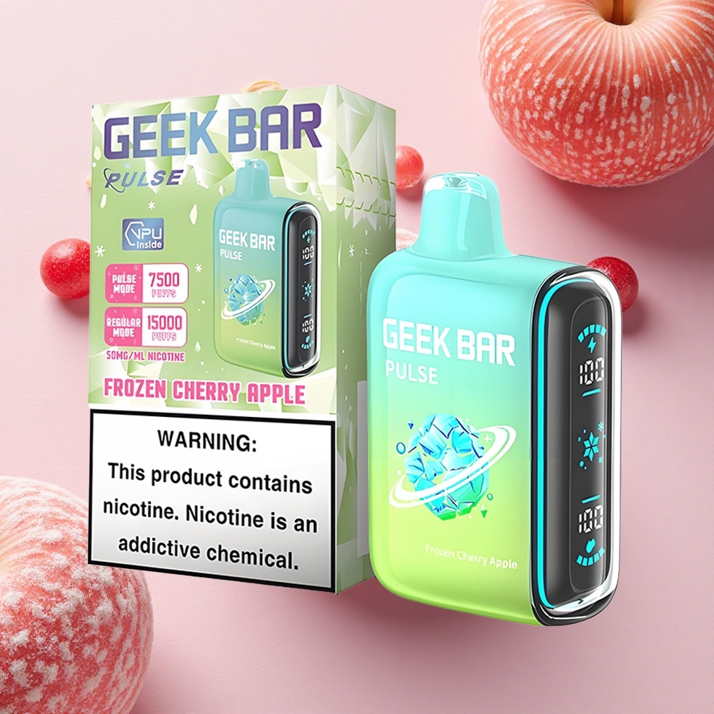 GEEK BAR Pulse 15000 Puffs الجليدية الإصدار - 16مل 5% شحن نوع-C