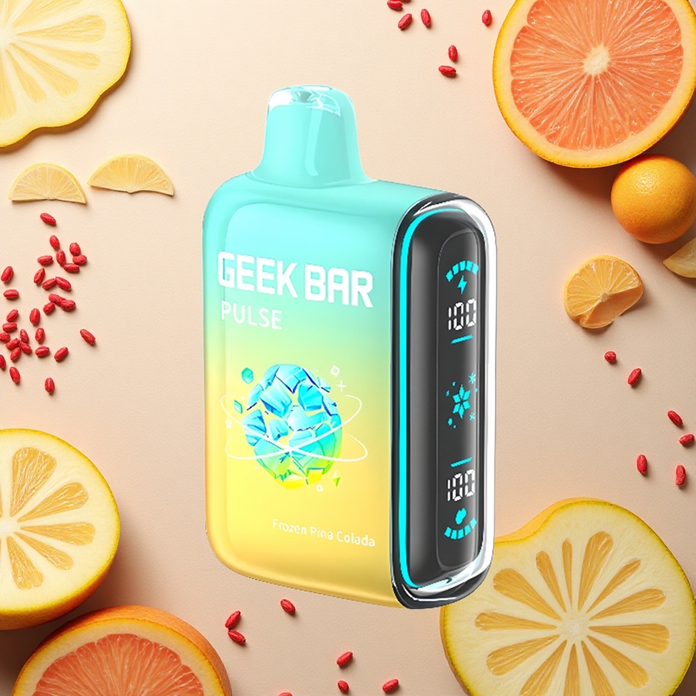 GEEK BAR Pulse 15000 Puffs الجليدية الإصدار - 16مل 5% شحن نوع-C