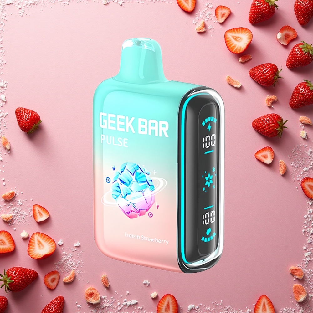 GEEK BAR Pulse 15000 Puffs الجليدية الإصدار - 16مل 5% شحن نوع-C