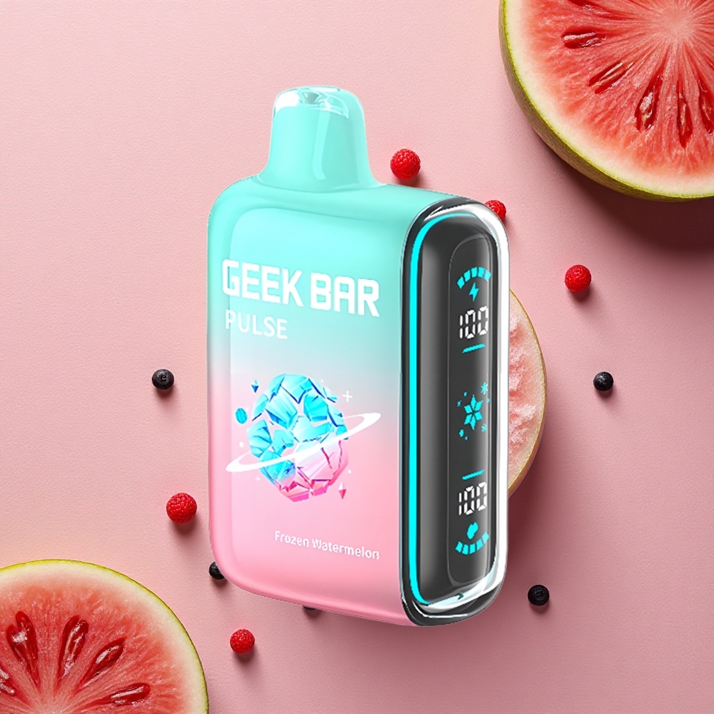 GEEK BAR Pulse 15000 Puffs الجليدية الإصدار - 16مل 5% شحن نوع-C