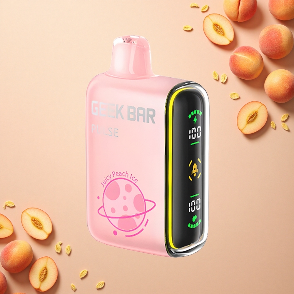 GEEK BAR Pulse 15000 Puffs إصدار الكوكب: 16 ملليلتر، 5٪ نيكوتين، شحن USB نوع-C