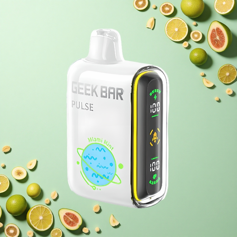 GEEK BAR Pulse 15000 Puffs إصدار الكوكب: 16 ملليلتر، 5٪ نيكوتين، شحن USB نوع-C