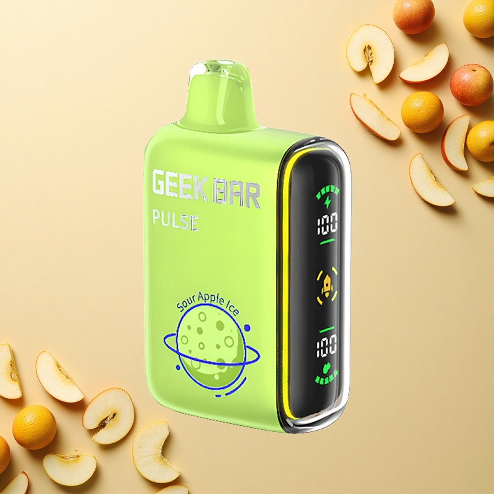 GEEK BAR Pulse 15000 Puffs إصدار الكوكب: 16 ملليلتر، 5٪ نيكوتين، شحن USB نوع-C