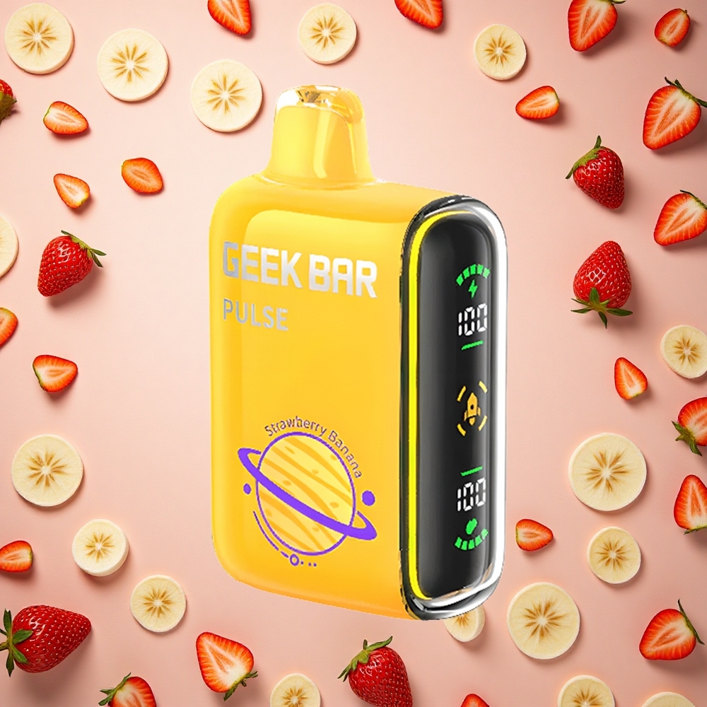 GEEK BAR Pulse 15000 Puffs إصدار الكوكب: 16 ملليلتر، 5٪ نيكوتين، شحن USB نوع-C