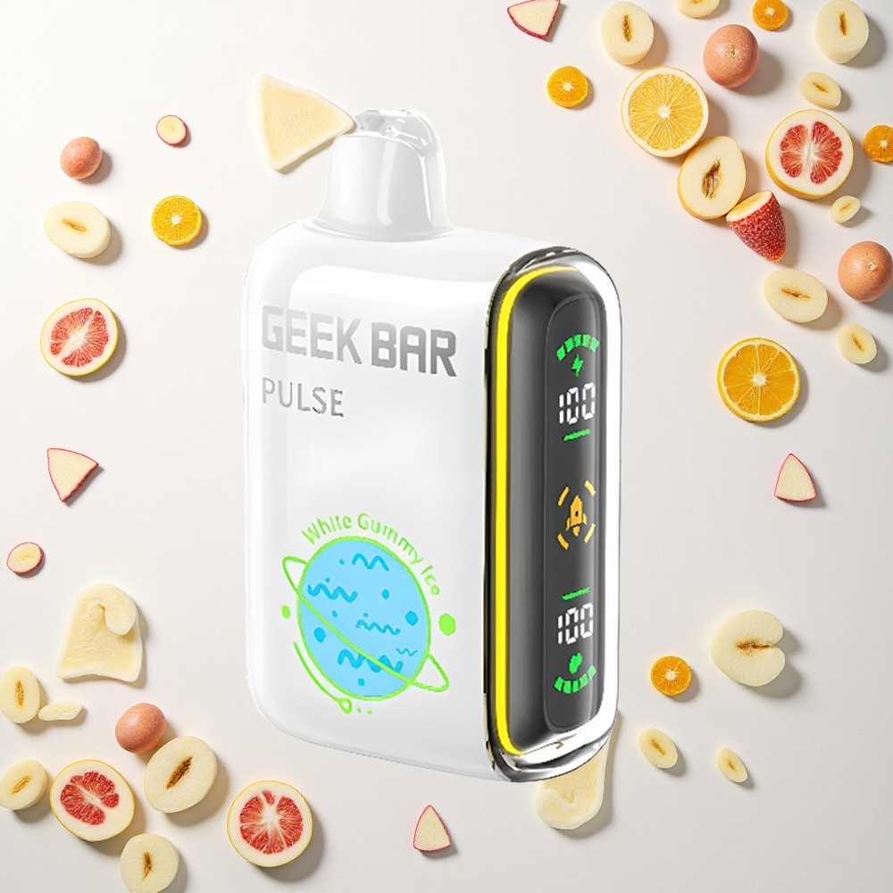 GEEK BAR Pulse 15000 Puffs إصدار الكوكب: 16 ملليلتر، 5٪ نيكوتين، شحن USB نوع-C