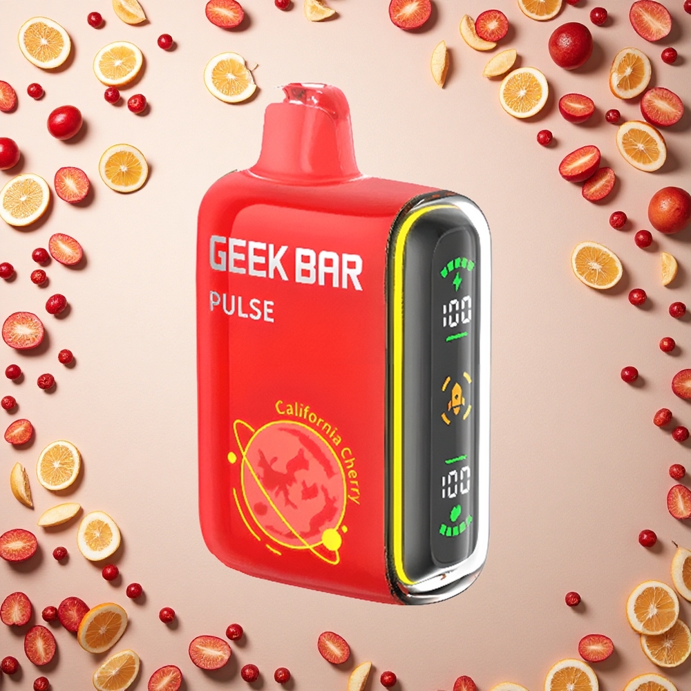 GEEK BAR Pulse 15000 Puffs إصدار الكوكب: 16 ملليلتر، 5٪ نيكوتين، شحن USB نوع-C