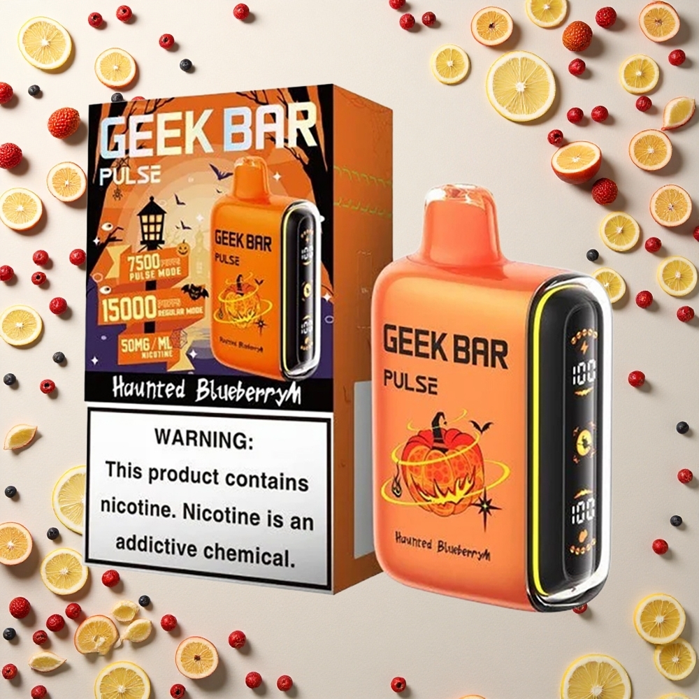 GEEK BAR Pulse 15000 Puffs إصدار الهالوين: سعة السائل ١٦مل ونيقوتين ٥٪