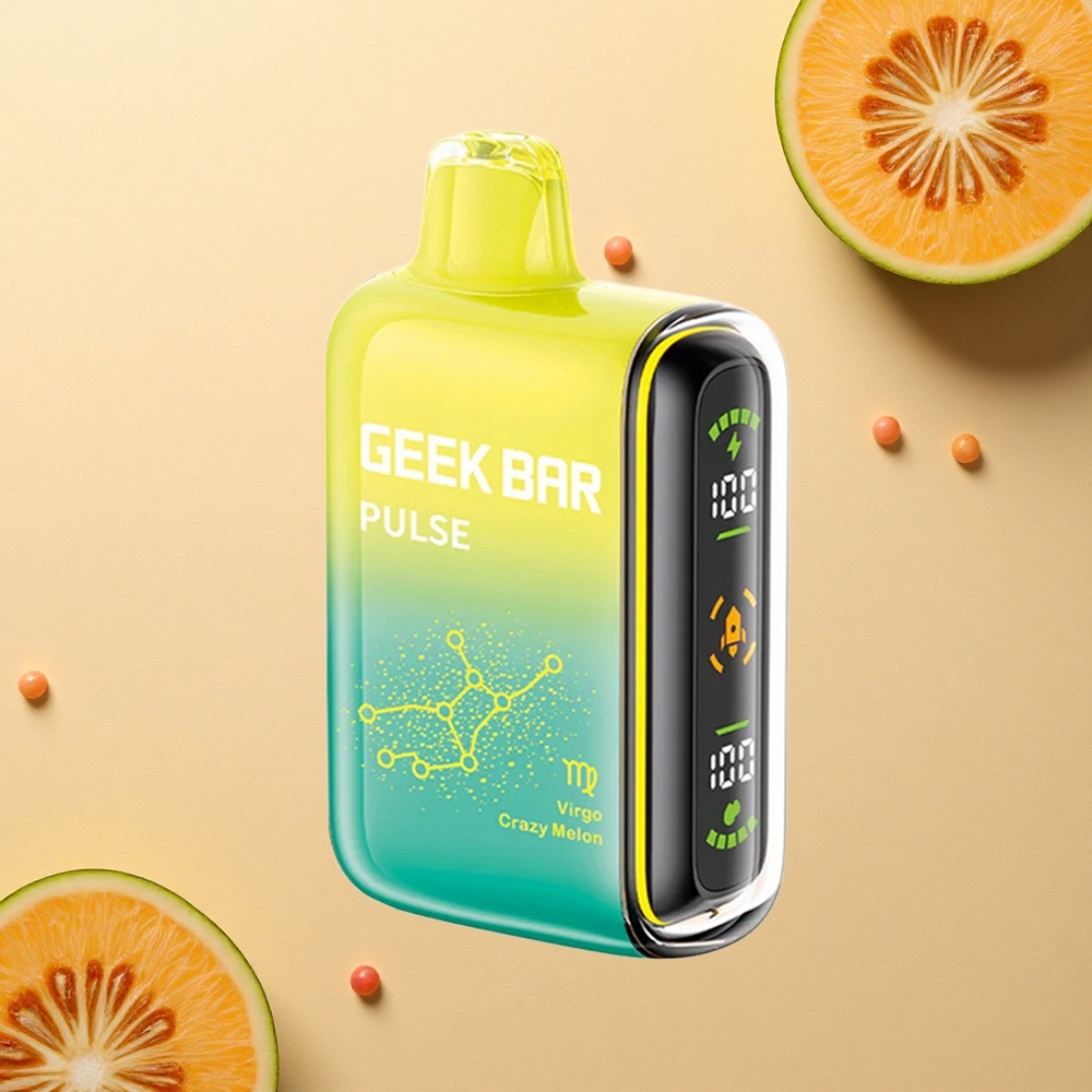 GEEK BAR Pulse 15000 Puffs النسخة البروجية: ١٦ مل, ٥٪ نيكوتين, شحن USB-C