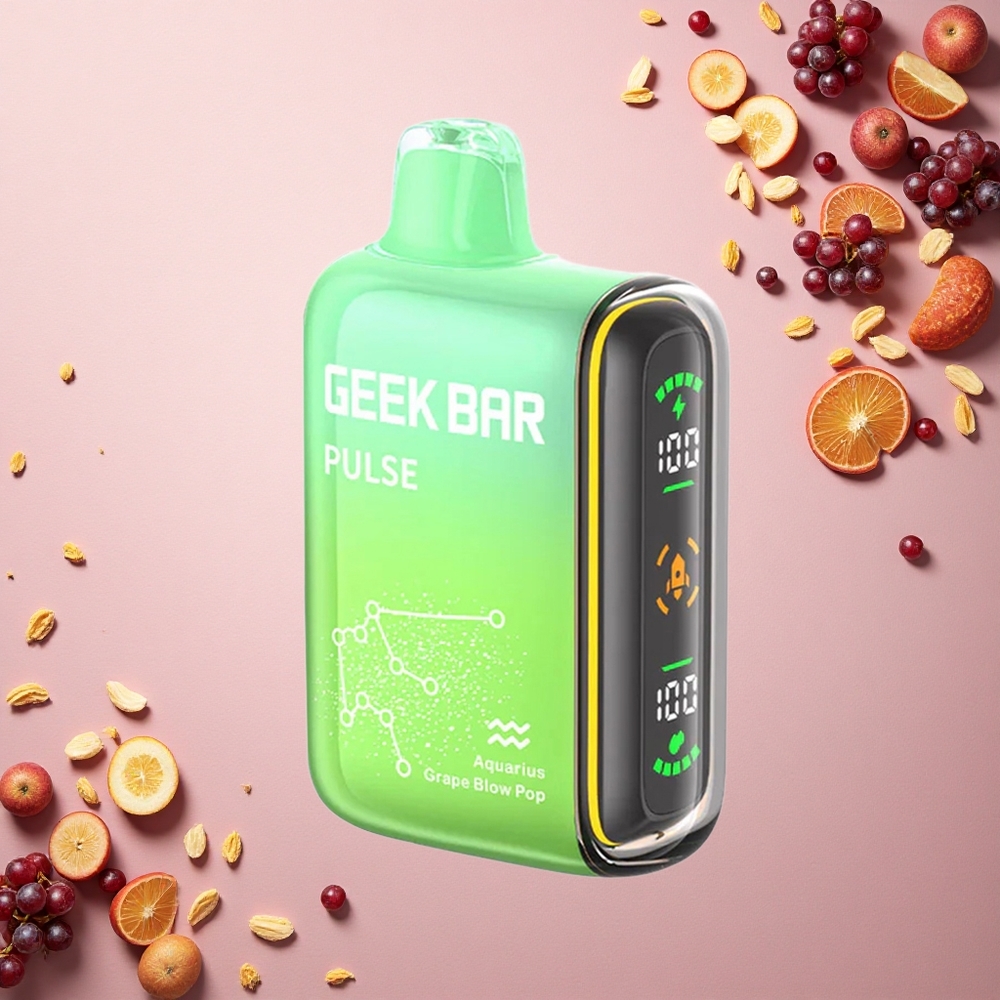 GEEK BAR Pulse 15000 Puffs النسخة البروجية: ١٦ مل, ٥٪ نيكوتين, شحن USB-C