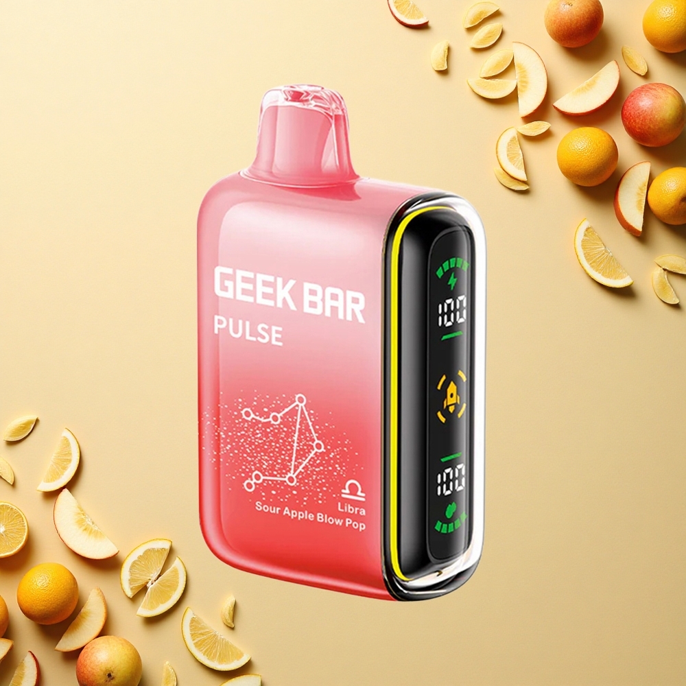 GEEK BAR Pulse 15000 Puffs النسخة البروجية: ١٦ مل, ٥٪ نيكوتين, شحن USB-C
