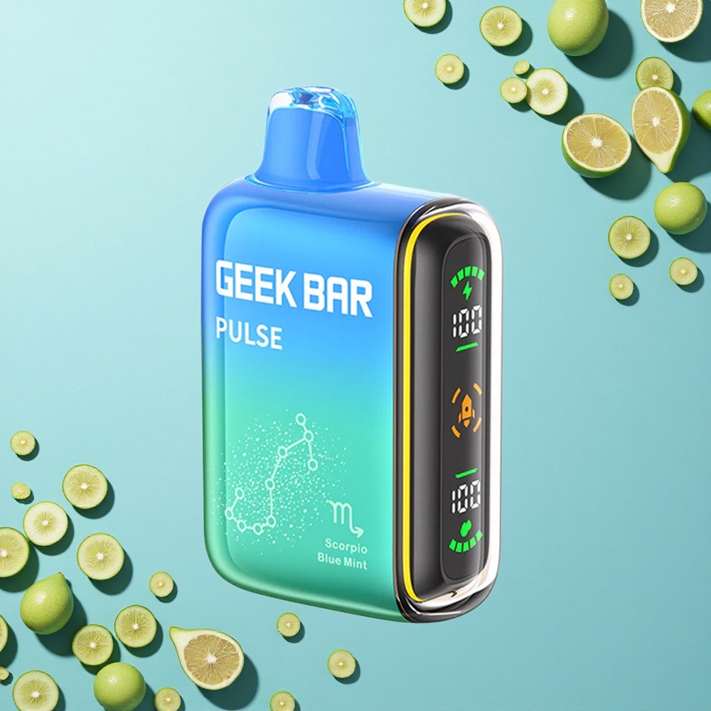 GEEK BAR Pulse 15000 Puffs النسخة البروجية: ١٦ مل, ٥٪ نيكوتين, شحن USB-C