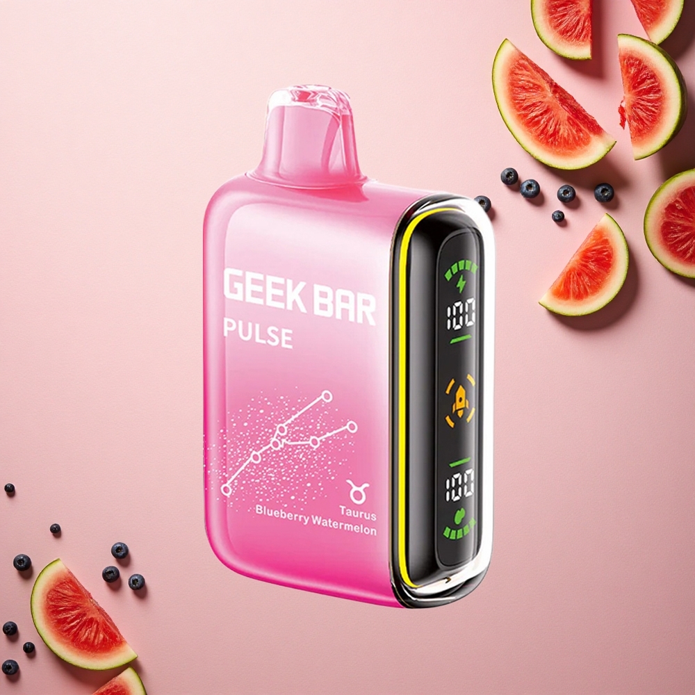 GEEK BAR Pulse 15000 Puffs النسخة البروجية: ١٦ مل, ٥٪ نيكوتين, شحن USB-C