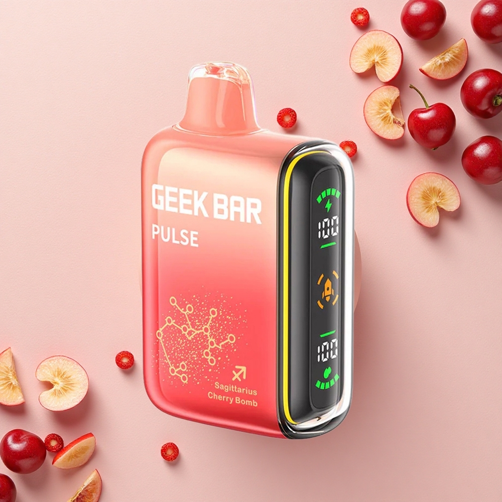 GEEK BAR Pulse 15000 Puffs النسخة البروجية: ١٦ مل, ٥٪ نيكوتين, شحن USB-C