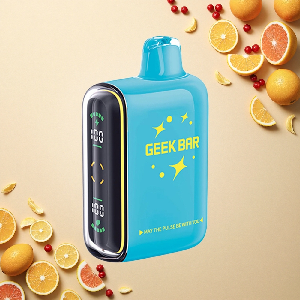 GEEK BAR Pulse 15000 Puffs صفر نيكوتين بسعة ١٦ مل وشحن USB Type-C
