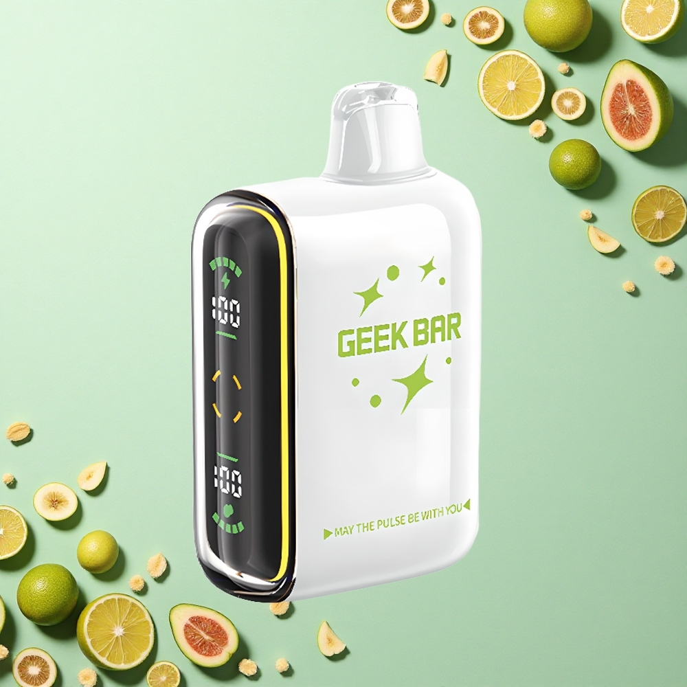 GEEK BAR Pulse 15000 Puffs صفر نيكوتين بسعة ١٦ مل وشحن USB Type-C