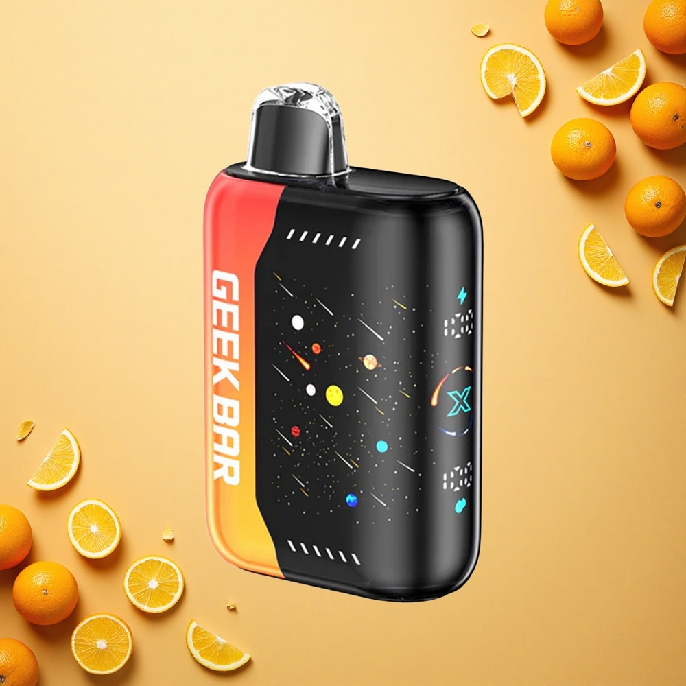 GEEK BAR Pulse X 25000 Puffs الإصدار النيزكي بملف مزدوج وشاشة منحنية