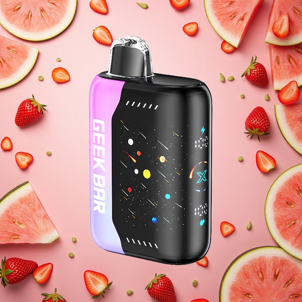 GEEK BAR Pulse X 25000 Puffs الإصدار النيزكي بملف مزدوج وشاشة منحنية