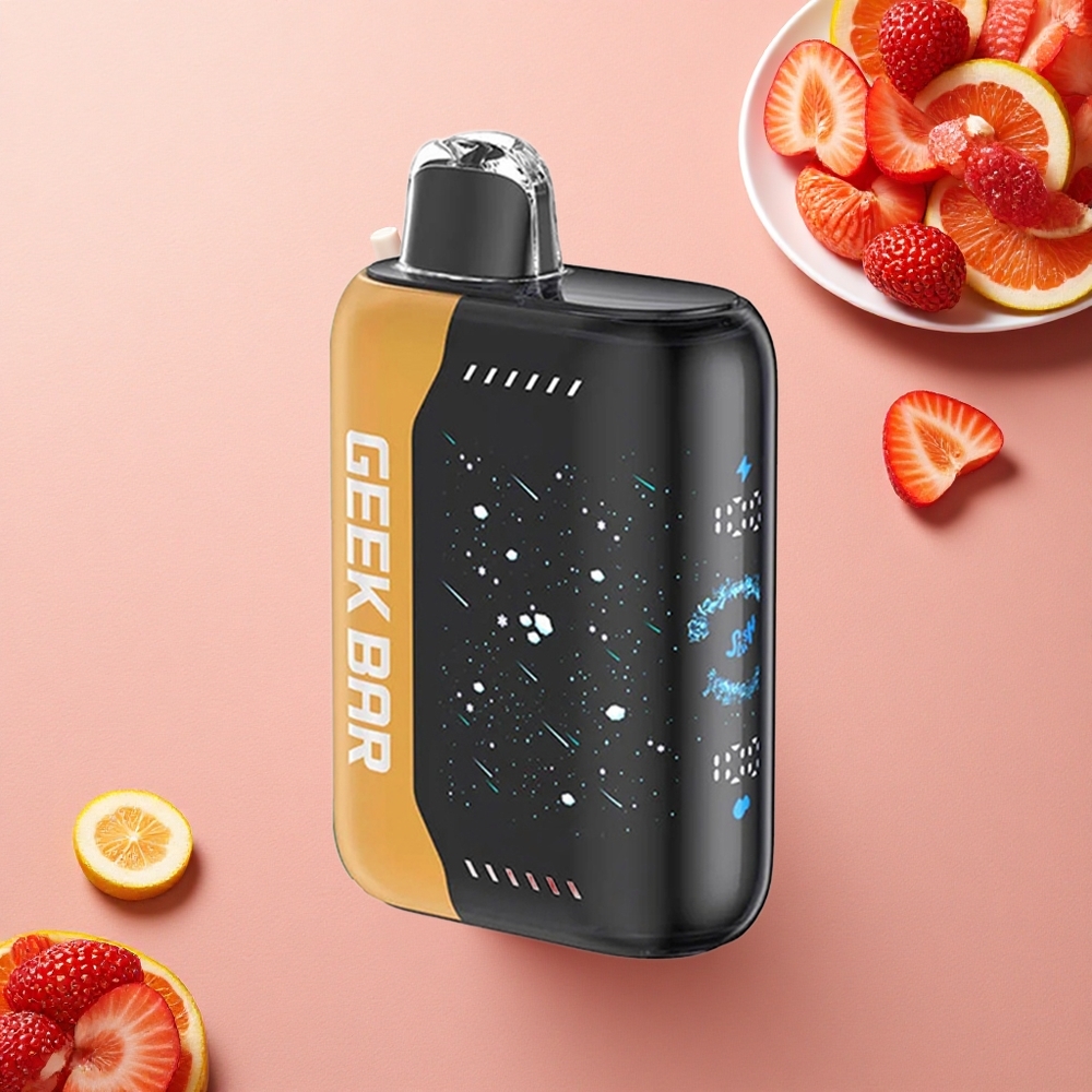 GEEK BAR Pulse X 25000 Puffs إصدارة سلو ش باركلي مع شاشة منحنية وملف مزدوج