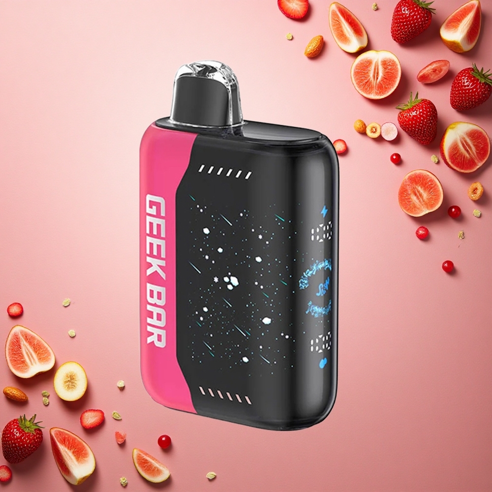 GEEK BAR Pulse X 25000 Puffs إصدارة سلو ش باركلي مع شاشة منحنية وملف مزدوج