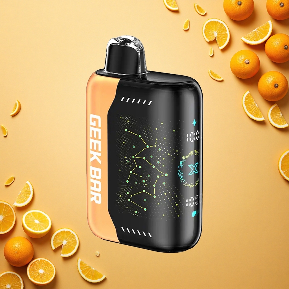 GEEK BAR Pulse X 25000 Puffs جهاز البخار المتموج بشاشة منحنية ثلاثية الأبعاد وشحن USB من النوع C