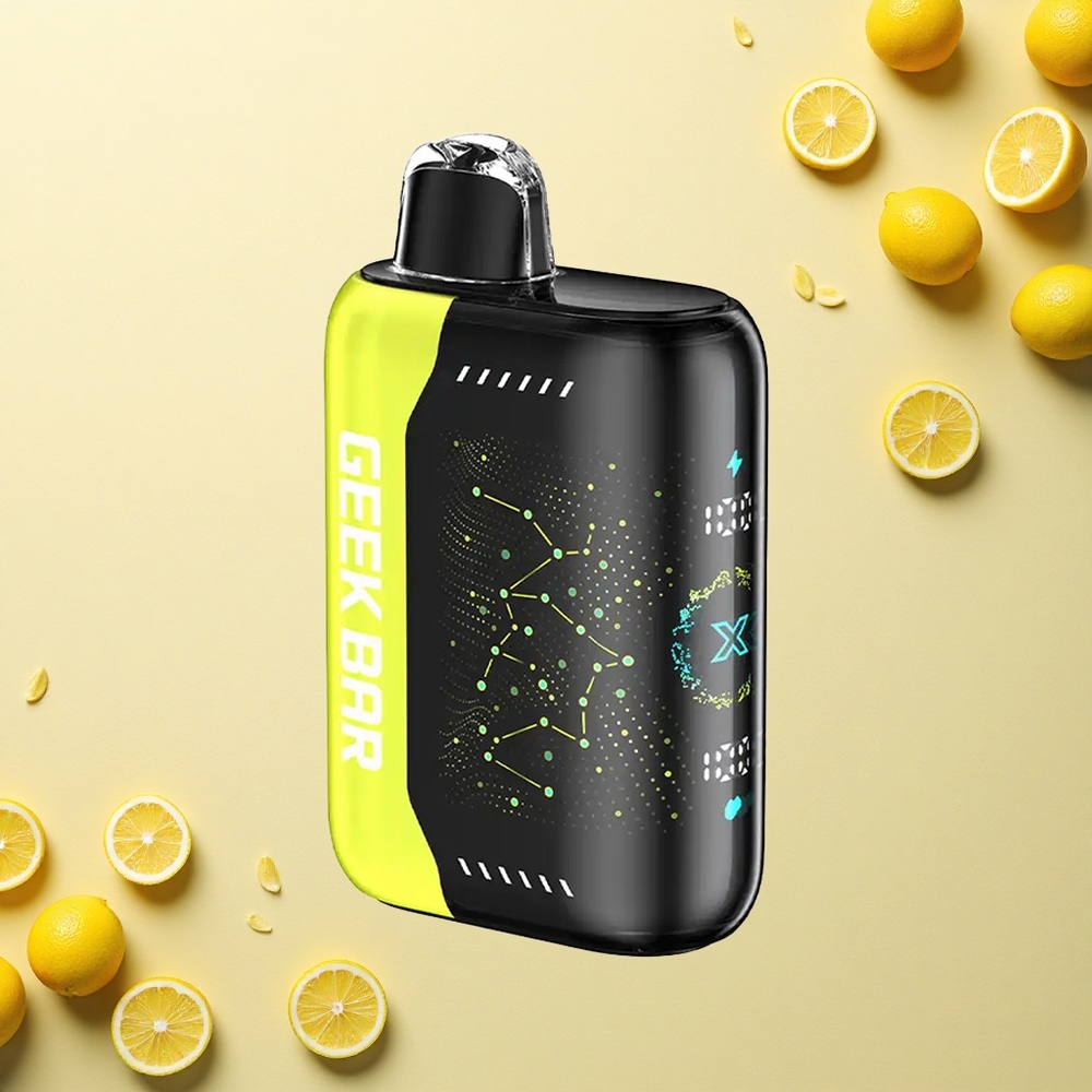 GEEK BAR Pulse X 25000 Puffs جهاز البخار المتموج بشاشة منحنية ثلاثية الأبعاد وشحن USB من النوع C