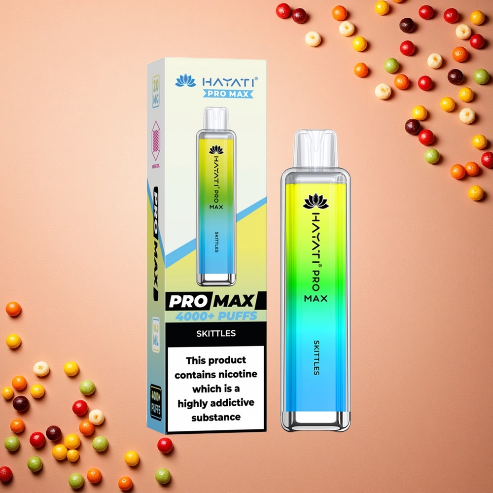 Hayati Pro Max 4000 Puffs سكيتلز برو كريستال 2مل نيكوتين