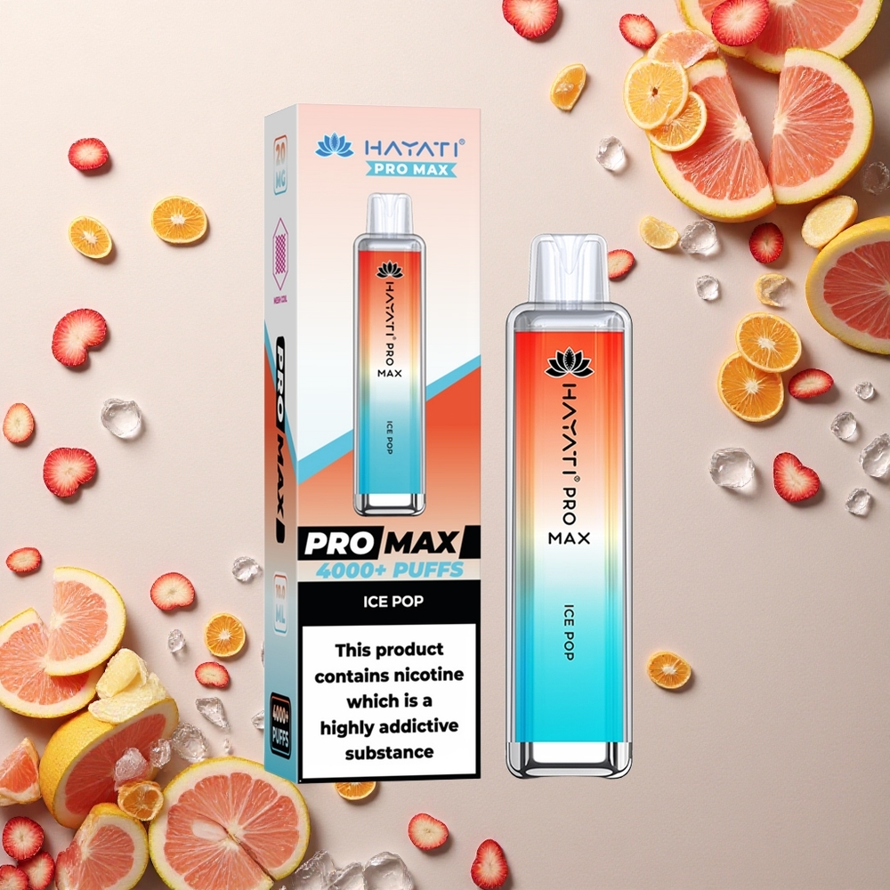 Hayati Pro Max 4000 Puffs آيس بوب برو ماكس 5% نيكوتين 2مل