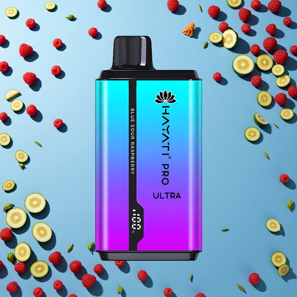 Hayati Pro Ultra 15000 Puffs توت أزرق حامض العليق مع نيكوتين 2%
