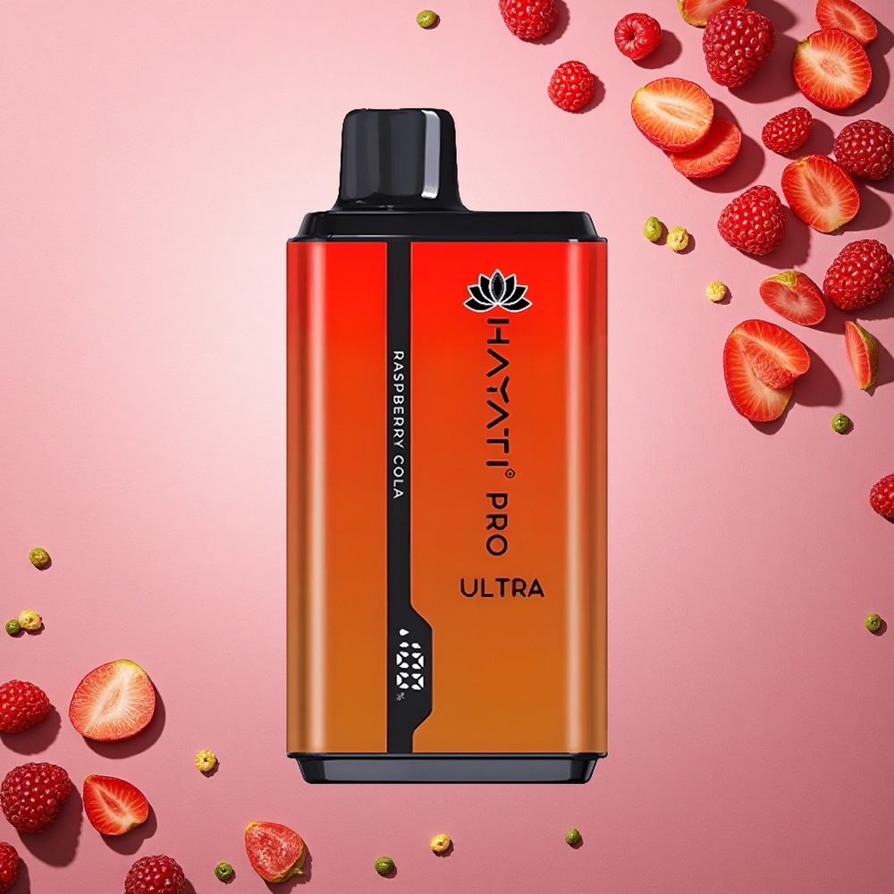 Hayati Pro Ultra 15000 Puffs رازبيري كولا 850ملي أمبير 12مل