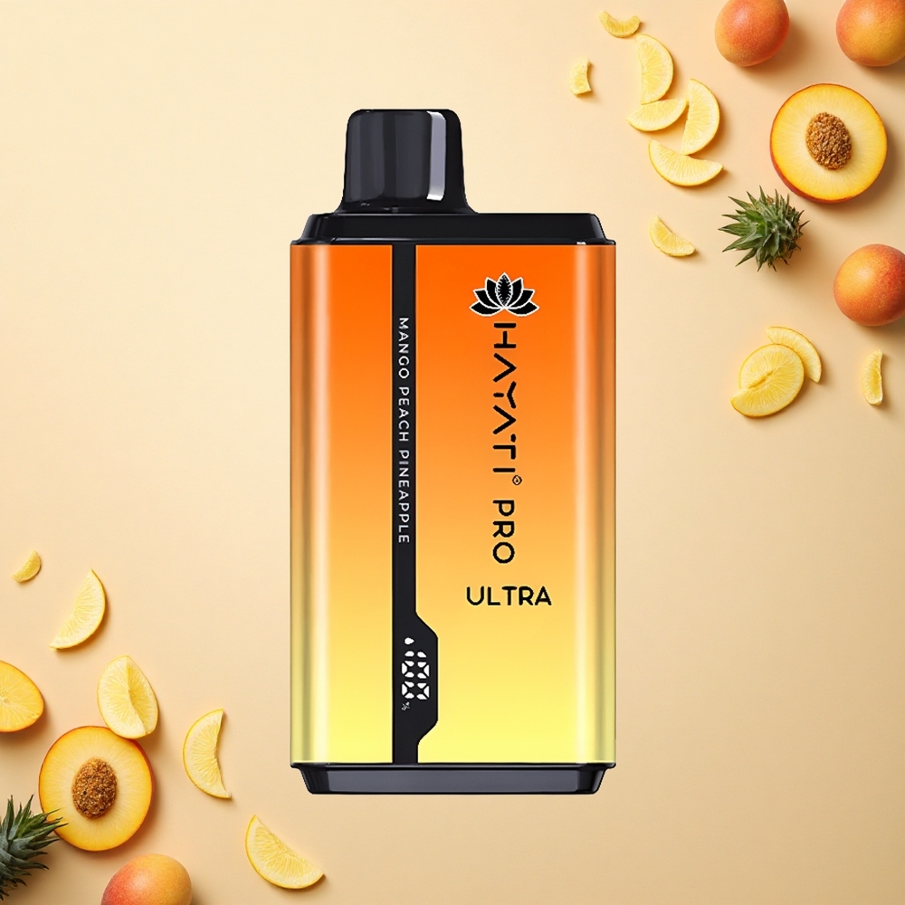 Hayati Pro Ultra 15000 Puffs مانجو خوخ أناناس 850 ملي أمبير 12 مل