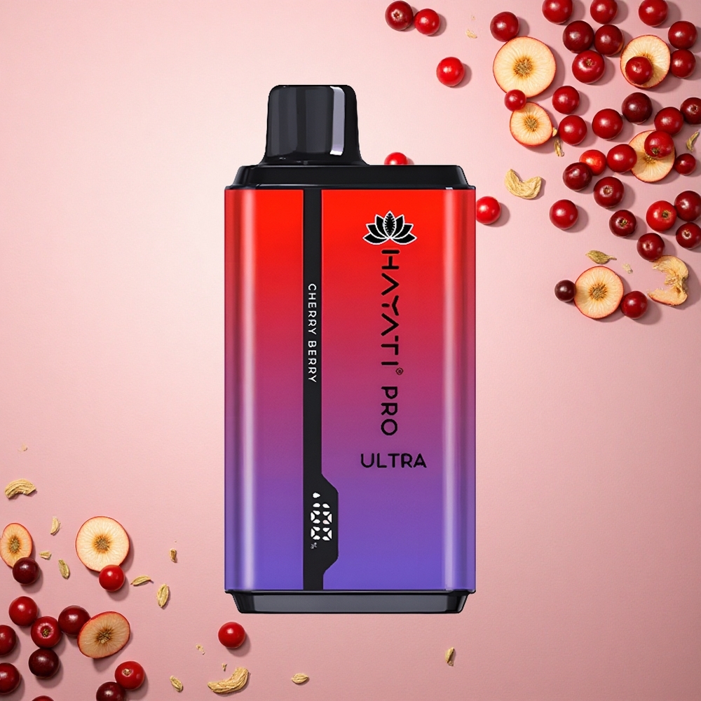 Hayati Pro Ultra 15000 Puffs كريزة التوت الفاخرة 850 ملي أمبير 24 مل