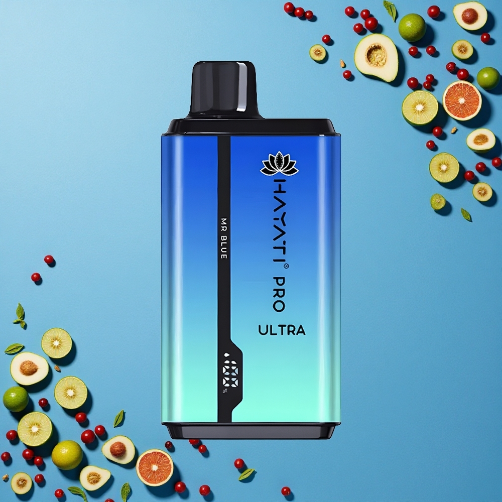 Hayati Pro Ultra 15000 Puffs السيد الأزرق الفاخر 850 ملي أمبير
