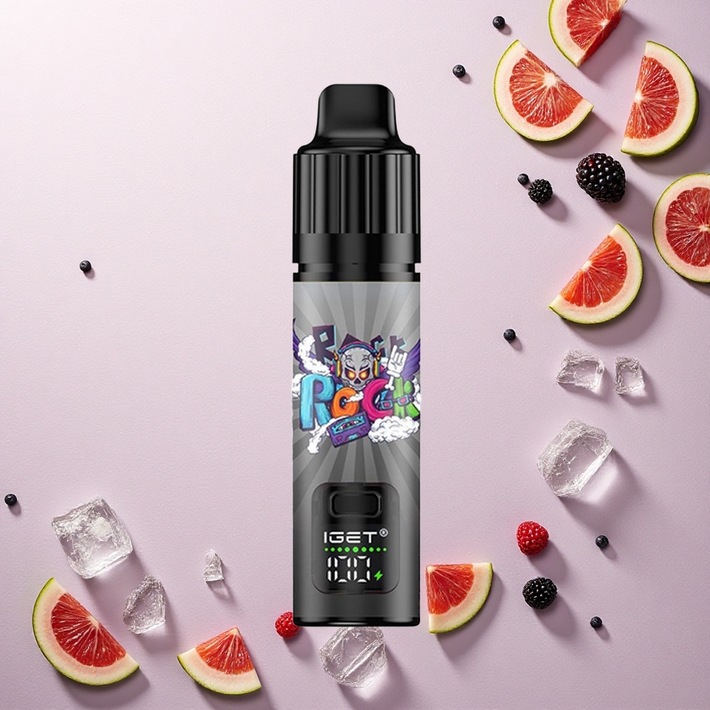 IGET BAR PLUS S3 POD 10000 Puffs توت أسود مثلج بقوة 5% نيكوتين