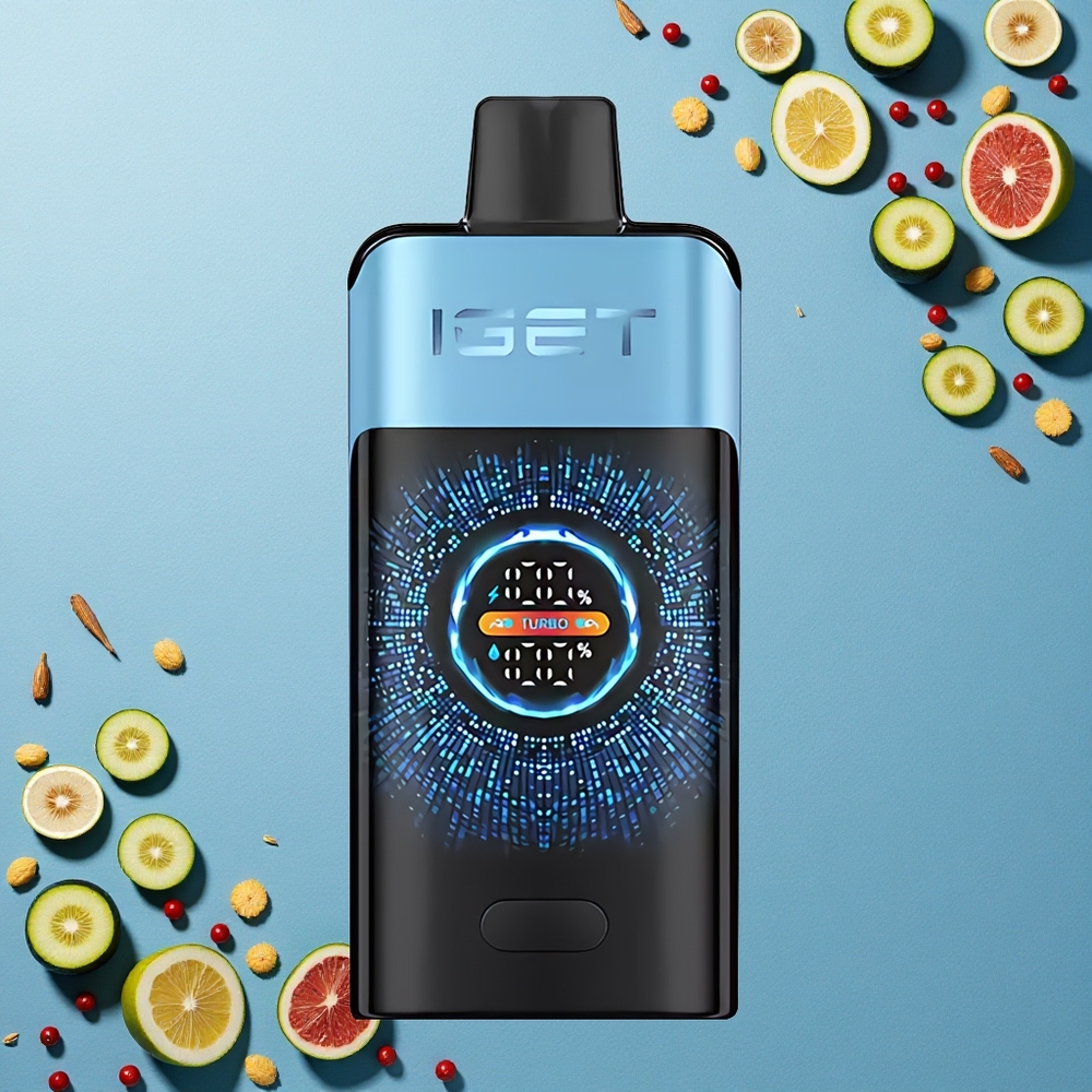 IGET ONE 12000 Puffs الوحش الأزرق المزدوج شبكة منحني الشاشة الكبيرة