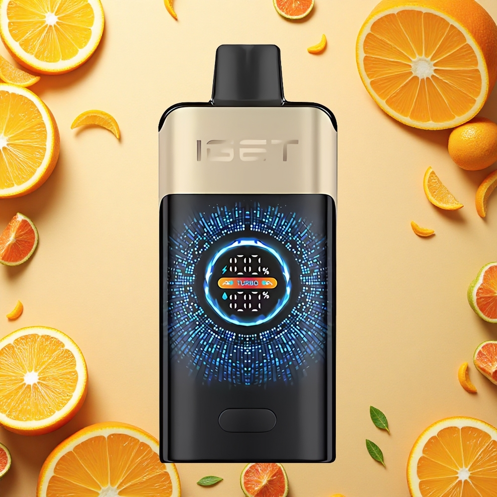 IGET ONE 12000 Puffs البرتقالي الاستوائي مونستر شاشة ملونة منحنية كبيرة